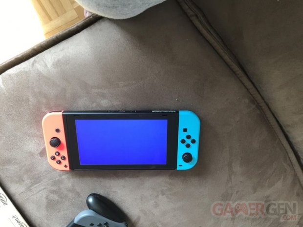 Nintendo Switch ecran bleu death image