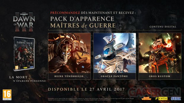 Warhammer 40 000 Dawn of War III   Date de sortie éditions collector limitée bande annonce configurations requises (5)